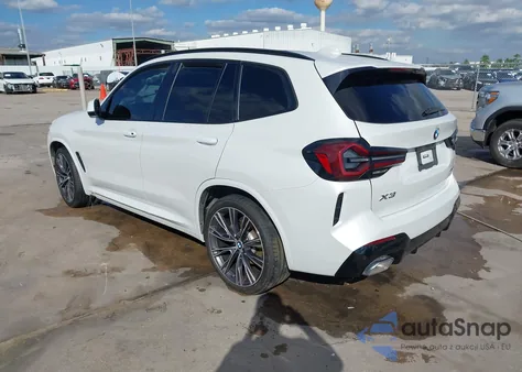 2022 BMW X3 Sdrive30I z USA, uszkodzony, nr VIN 5UX43DP09N9K81688